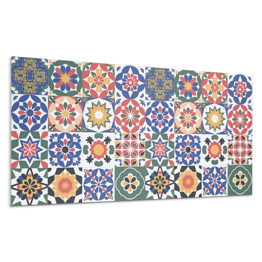 Stenový panel Mozaikové vzory v riadkoch