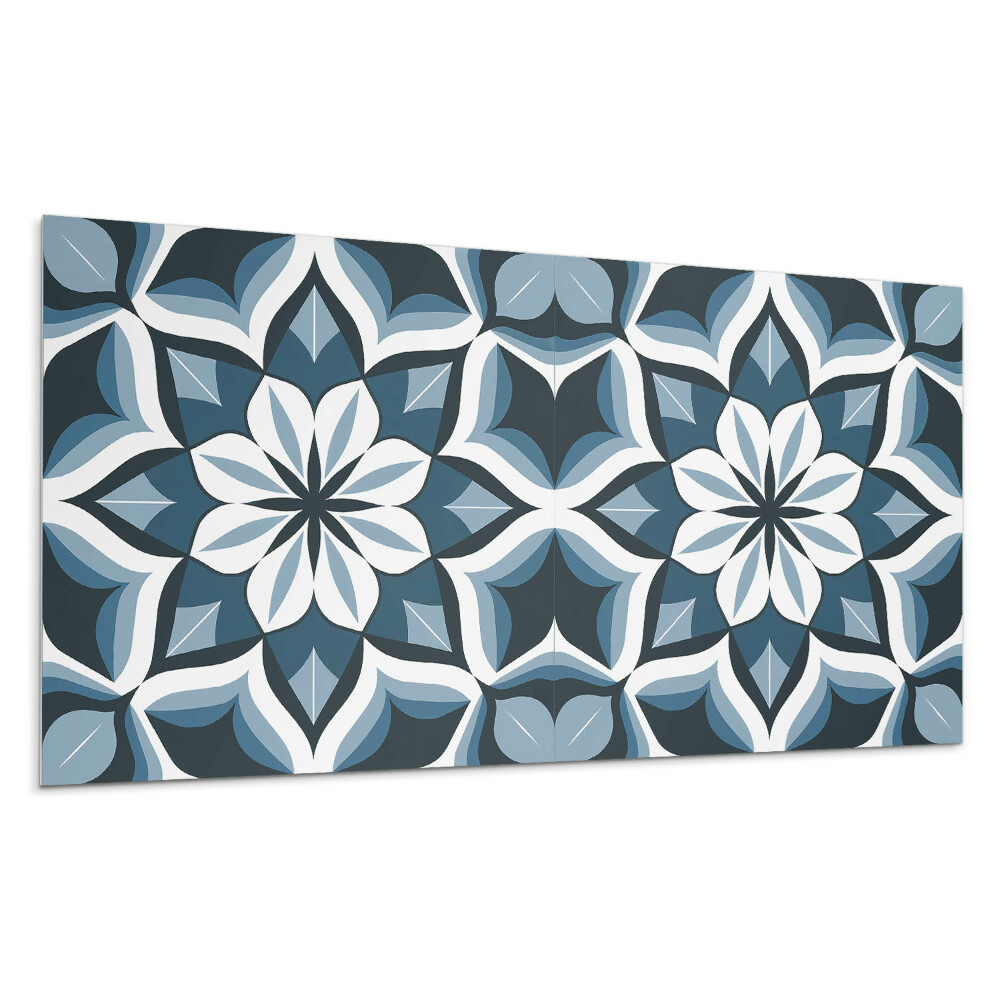 Pvc panel na stenu Kvetinový motív v symetrii