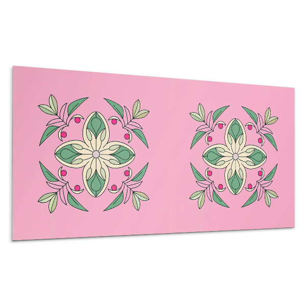 Obkladový panel na stenu Kvetinový vzor s listami