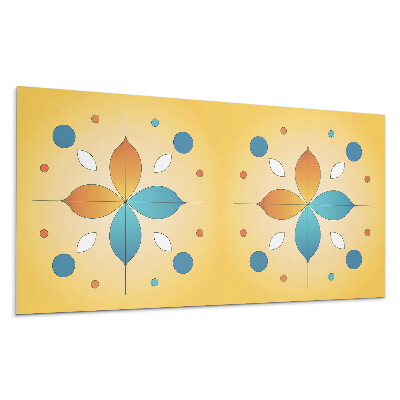 Pvc panel na stenu Geometrický kvetinový vzor