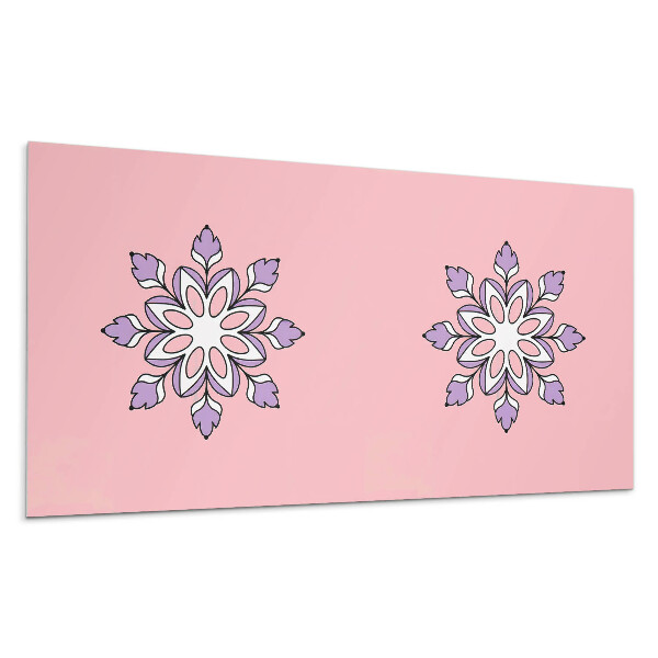 Stenový panel Kvetinový vzor mandaly