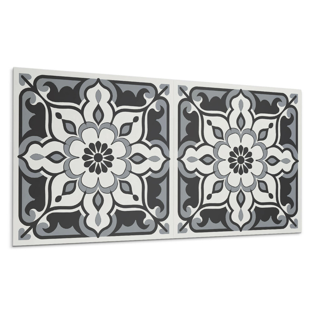 Pvc panel na stenu Kvetinový vzor s ornamentami