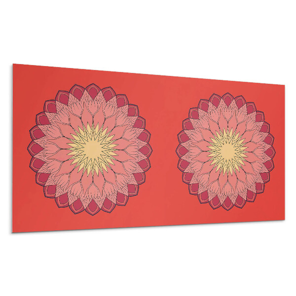 Pvc panel na stenu Kvetinový vzor mandaly