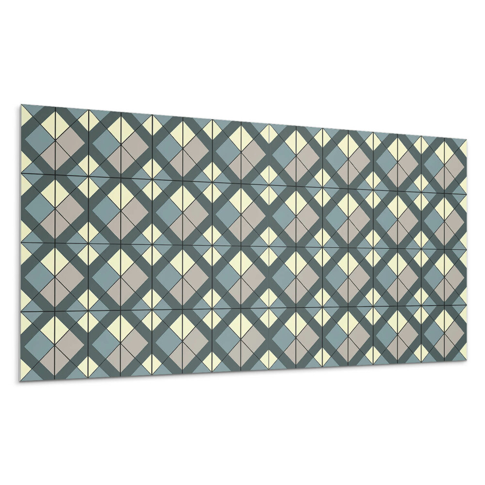 Pvc panel na stenu Geometrický kockovaný vzor