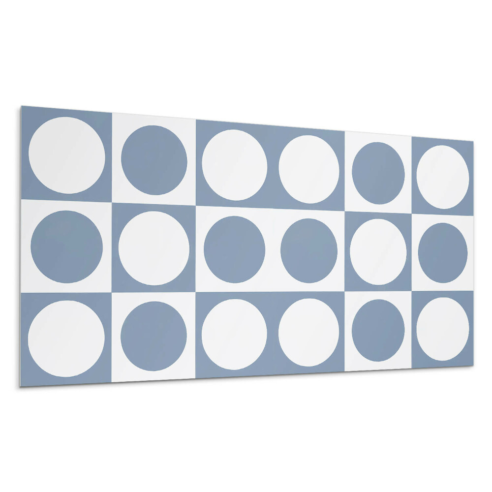 Obkladový panel na stenu Geometrické kruhy v mriežke