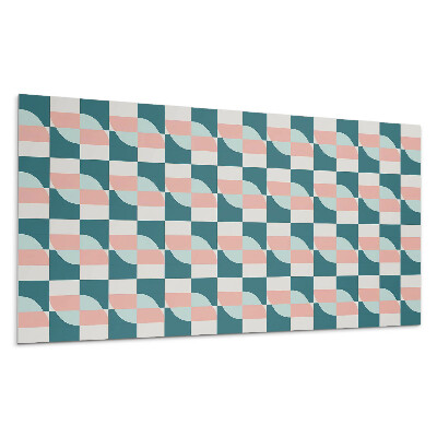 Panel na stenu Geometrický kockovaný vzor