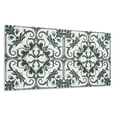 Pvc panel na stenu Rastlinný vzor v štvorcoch