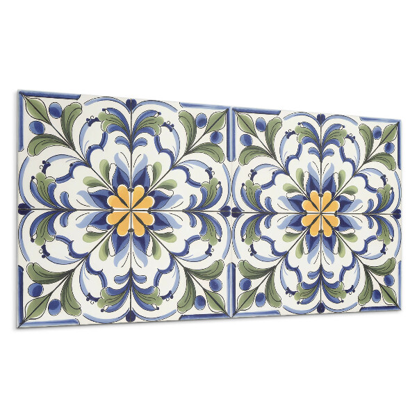 Pvc panel na stenu Keramický kvetinový vzor