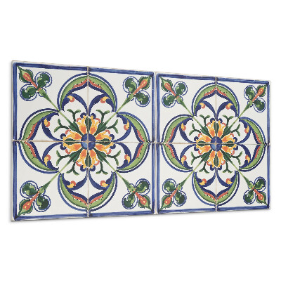 Obkladový panel na stenu Kvetinový vzor na dlaždici