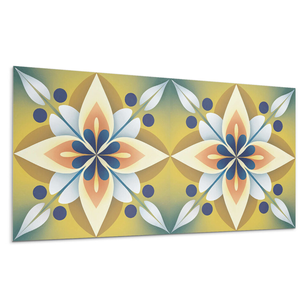 Pvc panel na stenu Kvetinový vzor mandaly