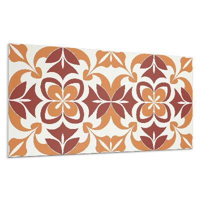 Stenový panel Kvetinový vzor s listami