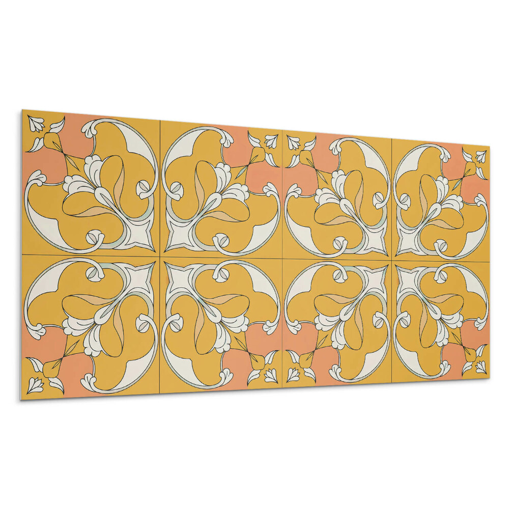 Obkladový panel na stenu Kvetinový vzor v symetrii