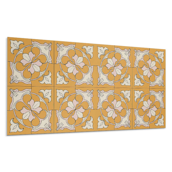 Pvc panel na stenu Kvetinový vzor v mozaike