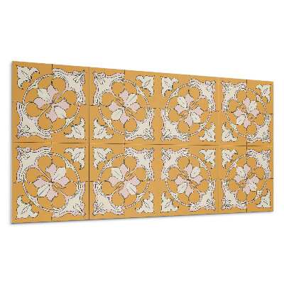 Pvc panel na stenu Kvetinový vzor v mozaike