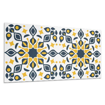 Pvc panel na stenu Kvetinový vzor so symetriou