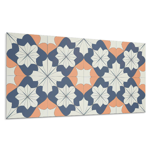 Pvc panel na stenu Geometrický kvetinový vzor