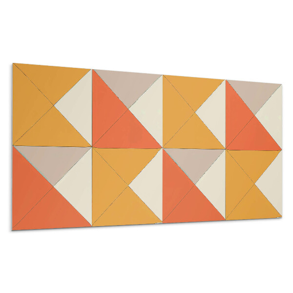 Stenový panel Geometrické trojuholníky v aranžmáne