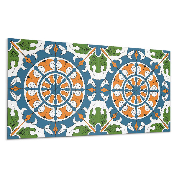 Stenový panel Dekoratívny vzor s rastlinnými motívmi