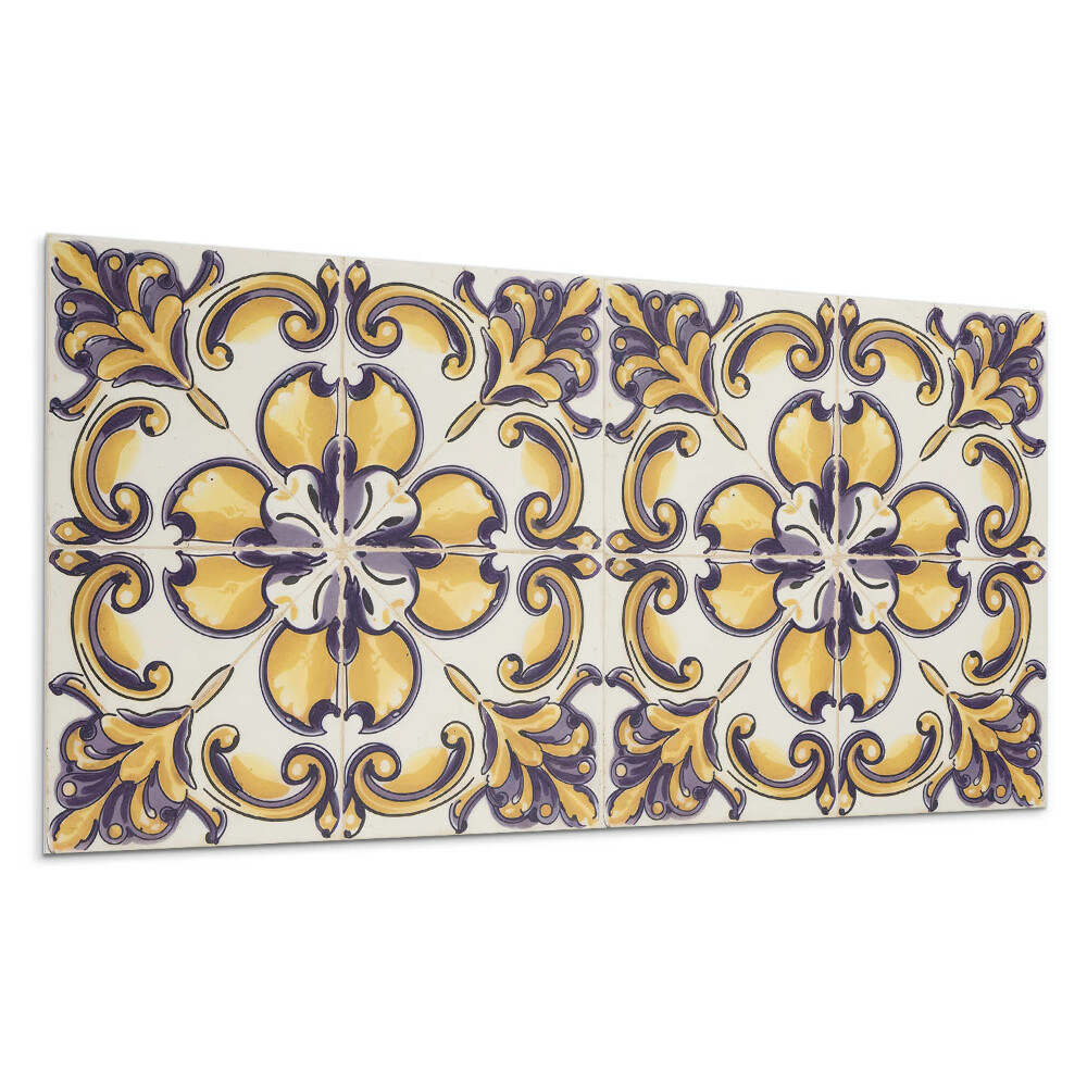 Stenový panel Vzor s kvetinovými motívmi