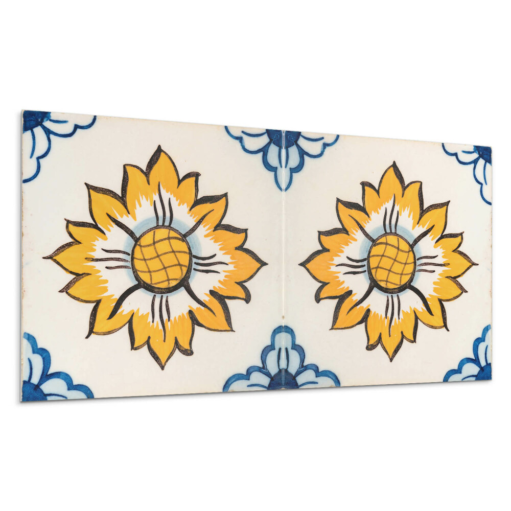 Panel na stenu Keramický kvetinový vzor