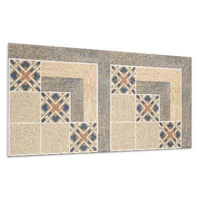 Obkladový panel na stenu Geometrické vzory na dlaždiciach