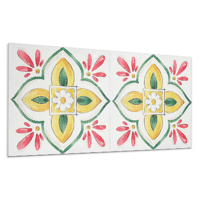 Panel na stenu Kvetinový vzor v ráme