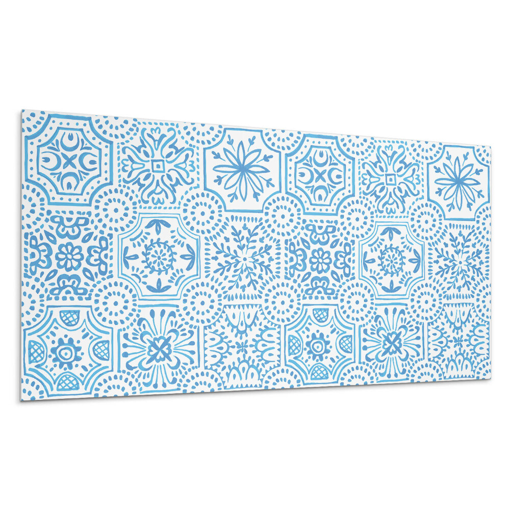 Panel na stenu Kockované keramické vzory