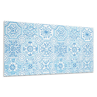 Panel na stenu Kockované keramické vzory