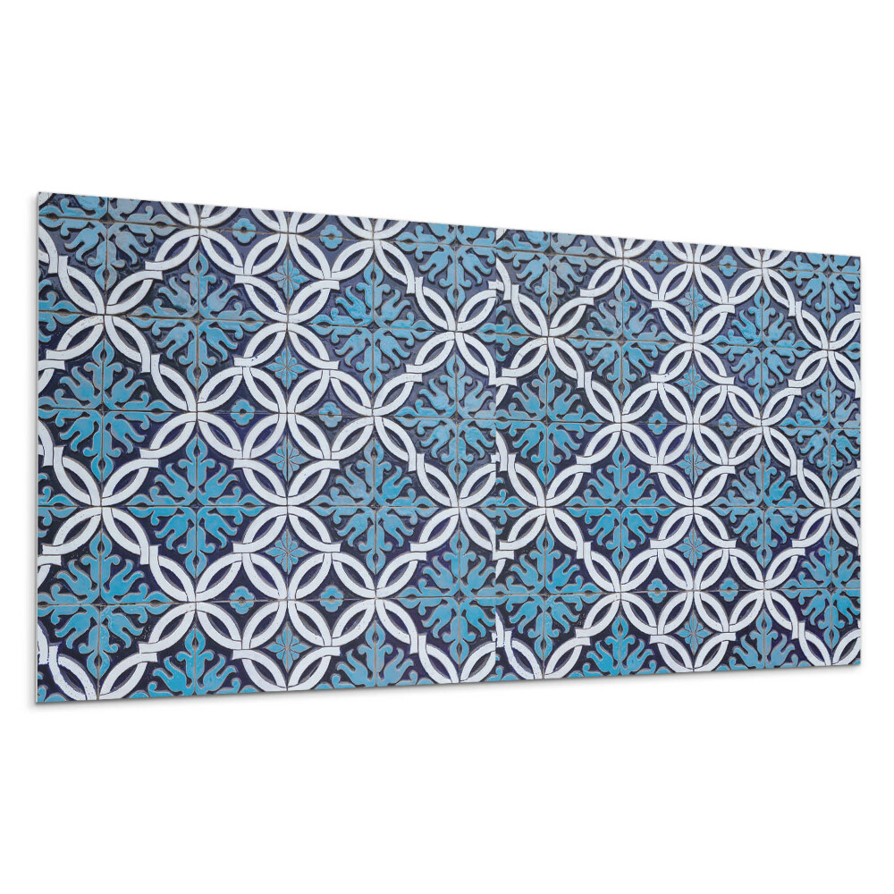 Pvc panel na stenu Geometrický vzor s kvetinovým motívom