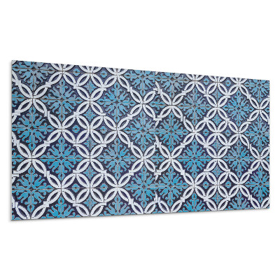 Pvc panel na stenu Geometrický vzor s kvetinovým motívom