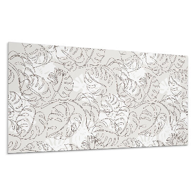 Pvc panel na stenu Vzor čiarových listov