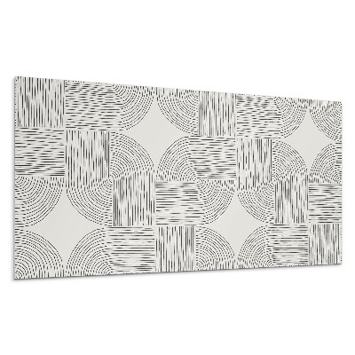 Pvc panel na stenu Geometrické čiary v rozložení