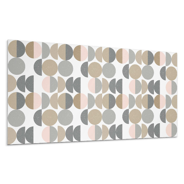 Stenový panel Geometria kruhov a polkruhov