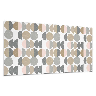 Panel na stenu Geometria kruhov a polkruhov