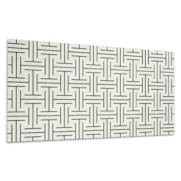 Pvc panel na stenu Geometrický kockovaný vzor