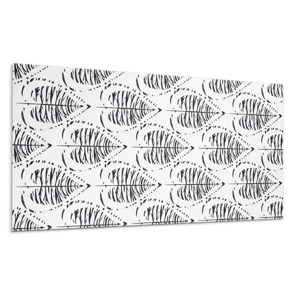 Pvc panel na stenu Rytmický listový vzor