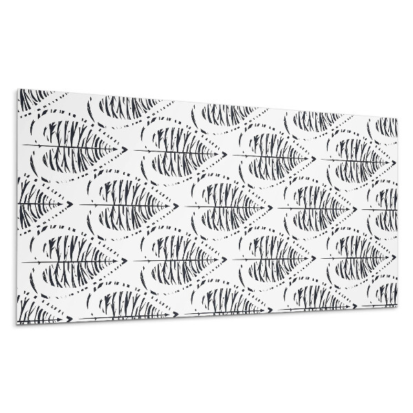 Pvc panel na stenu Rytmický listový vzor