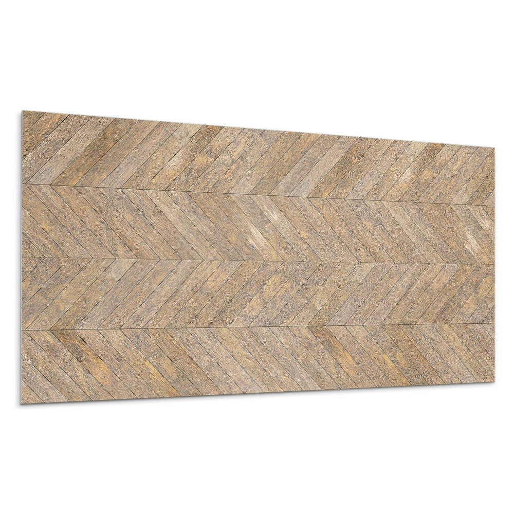 Panel na stenu Vzor rybej kosti na doske