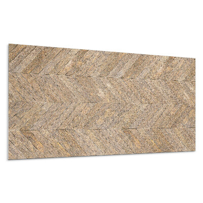 Panel na stenu Vzor rybej kosti na doske