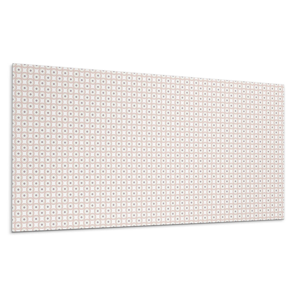 Pvc panel na stenu Vzor s kruhmi v mriežke