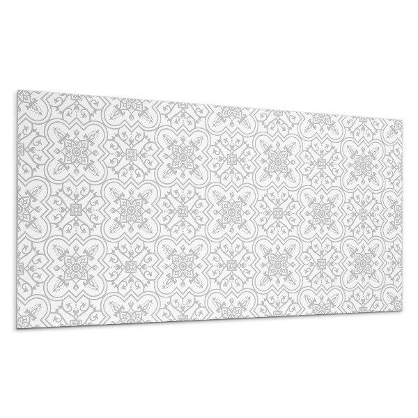 Stenový panel Kvetinový vzor s ornamentami