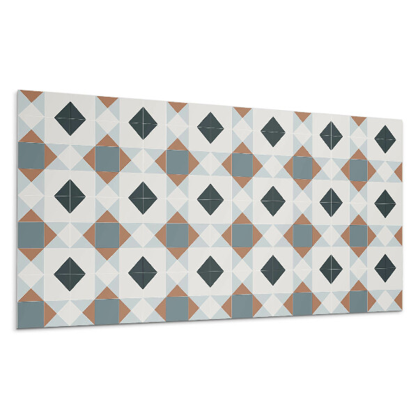 Pvc panel na stenu Geometrický vzor dlaždíc