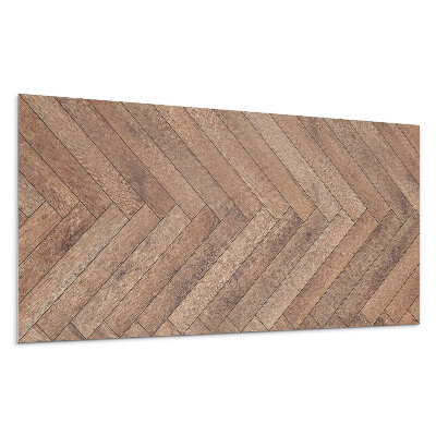 Panel na stenu Vzor rybej kosti na doske