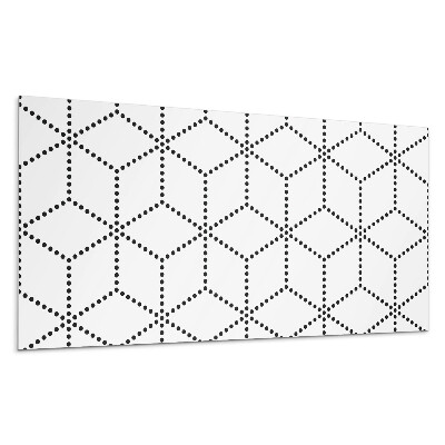 Obkladový panel na stenu Šesťuholníkový bodkový vzor