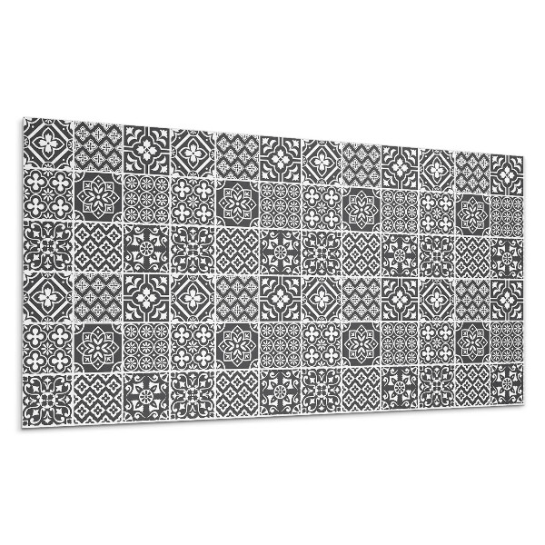 Pvc panel na stenu Geometrické vzory v dlaždiciach