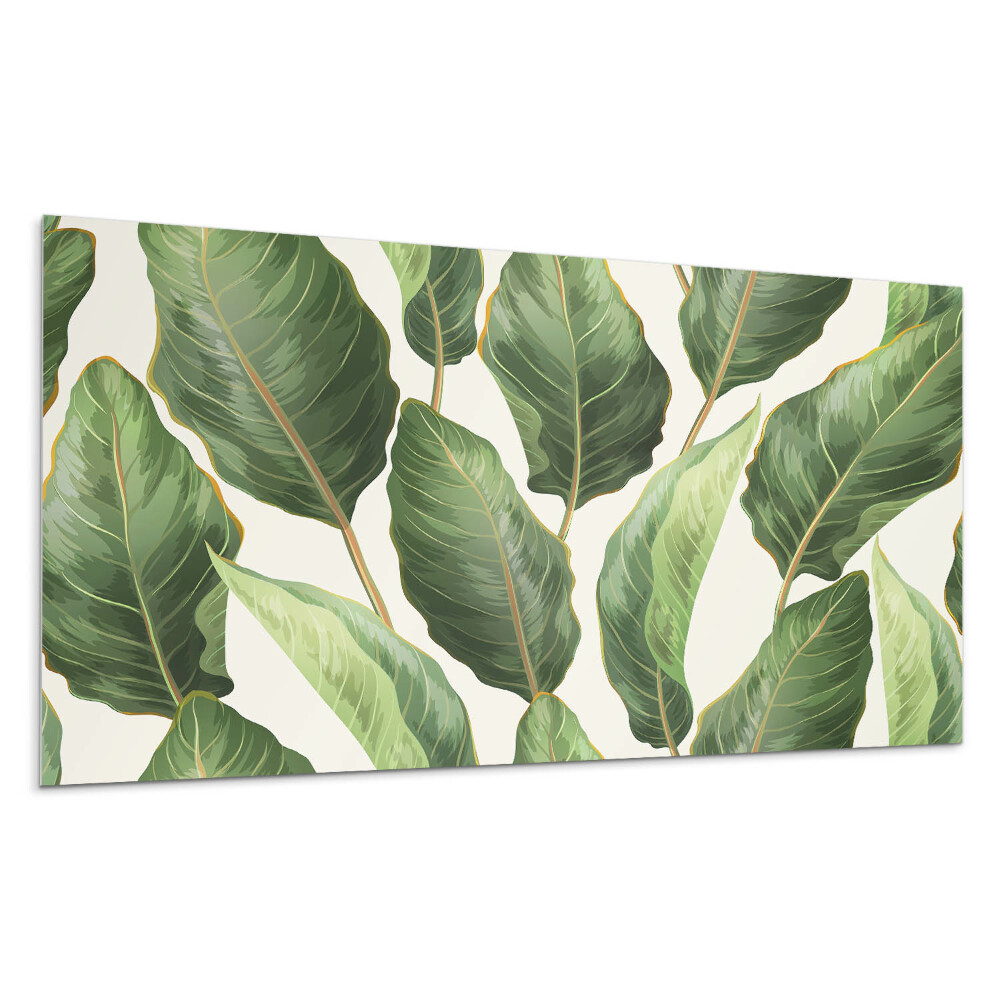 Pvc panel na stenu Listy v tropickom štýle