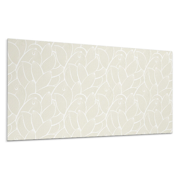 Stenový panel Jemné listy vo vlnách