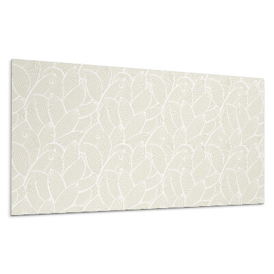 Stenový panel Jemné listy vo vlnách