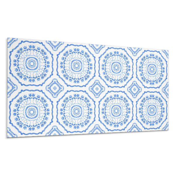 Stenový panel Kvetinový motív v kruhu