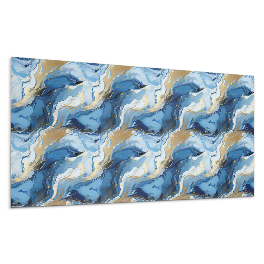 Pvc panel na stenu Abstraktné vlny a škvrny